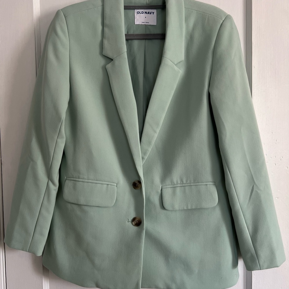 Old Navy Women's Light Green Blazer